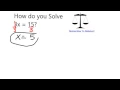 Solve 3x 15