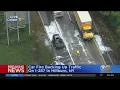 Car Fire Backs Up Traffic On I-287