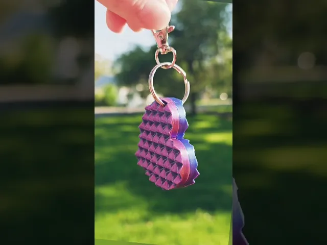 Ouchiee Heart Keychain video thumbnail