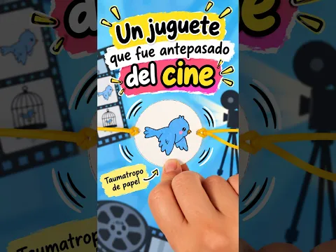 Un juguete que fue antepasado del cine #manualidad #manualidades #craftideas #craftforkids