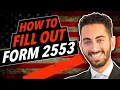 How to Fill Out Form 2553 For S Corporation Tax Election Step-By-Step Instructions