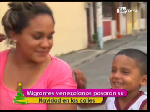 Migrantes Venezolanos pasarán su navidad en las calles