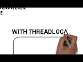 ThreadLocal in Java