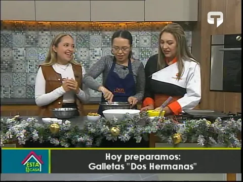 Hoy preparamos Galletas Dos Hermanas