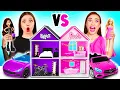 We Build Amazing Doll House Barbie vs Bratz Challenge | Prank Wars