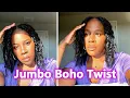 How To JUMBO BOHO TWIST TUTORIAL BEGINNER FRIENDLY Ft EXYHAIR