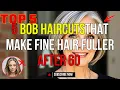 5 Bob Haircuts That Make Fine Hair Fuller After 60 - Instantly