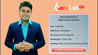 AeroLab CS50P Final Project Python Physics Engine cs50 by davidjmalan
