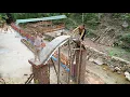 Lagu Beautiful and modern arched farm gate design in the forest - Wooden farm design - Lý Thị Nhim