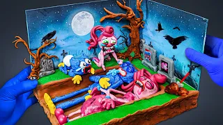 poppy play time chapter 2 but its clay very sad story of baby long legs clay art story