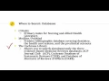7 Nursing and Rehabilitation Databases