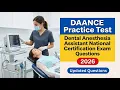 DAANCE Practice Test 2026 Dental Anesthesia Assistant National Certification Prep Guide