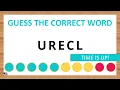 Scrambled Word Game Can You Unscramble These Words 5 Letters