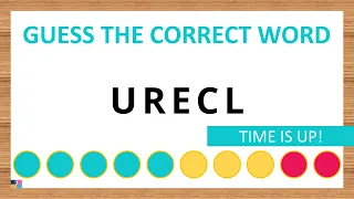 Scrambled Word Game Can You Unscramble These Words 5 Letters