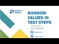 Tosca Tutorial Lesson 34 - Generate Random Values Test Steps Random Expressions