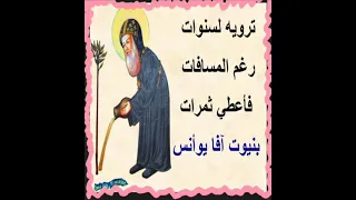 تمجيد القديس يحنس القصير 