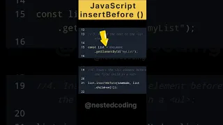 JavaScript InsertBefore Method appendChild insert element html dom