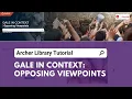 Opposing Viewpoints Database Overview