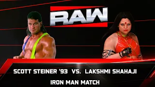 WWE LIVE MATCH LAKSHMI SHAHAJI VS SCOTT STEINER 93 WWE RAW MATCH 224