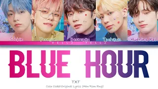 Download TXT Blue Hour Lyrics (투모로우바이투게더 5시 53분의 하늘에서 발견한 너와 나 가사) [Color Coded Lyrics/Han/Rom/Eng] MP3