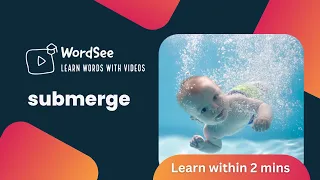 Learn the word submerge in two minutes - Improve your English vocabulary with real world examples