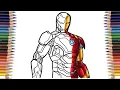 IRON-MAN Coloring Pages Iron-Man Mark XLIII NCS Titsepoken - Savannah