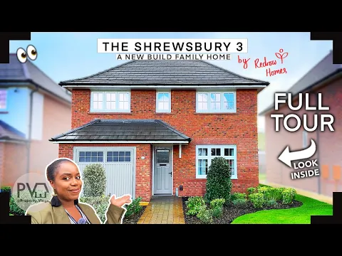Download MP3 Home Tour INSIDE a LOVELY😍 3BED Detached Redrow Homes New Build House The Shrewsbury 3 Property Tour