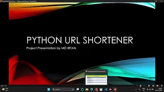 Python URL Shortener Python Project codeclause MRIRRFAN
