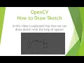 How To draw or Click Sketch By or Picture With OpenCV