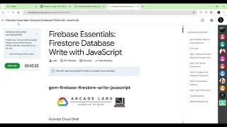 Firebase Essentials Firestore Database Write with JavaScript