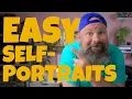 I can t believe this art lesson is this simple how to paint self-portraits with your class