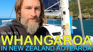 Sailing to Whangaroa in New Zealand on a 50ft Catamaran
