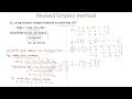 Revised simplex method minimization problem in hindi solve an example of LPP in hindi