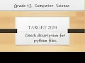 CBSE Grade 12 Computer Science Binary Files Part 2 English
