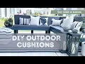 DIY OUTDOOR CUSHION IN LESS THAN AN HOUR How to make cushions for patio furniture