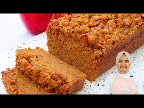 I never thought APPLE BREAD could be THIS GOOD! So moist & easy