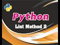 Python List Method 2 in Arabic