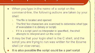 Unix Shell Scripting Running a Script Part 4