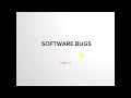V11 How to report a Software Bug and bug life cycle