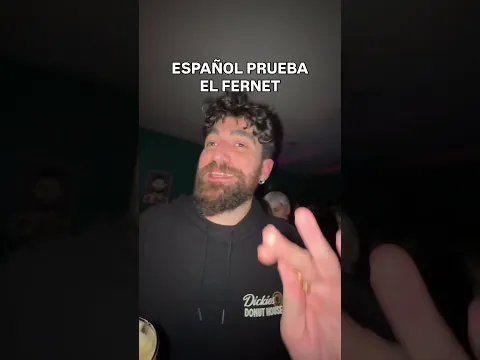 ESPAÑOL prueba el FERNET por primera vez @DeTapasConRufo