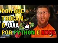 Why is Java being replaced by Python and Node