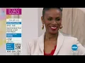 IMAN Global Chic Belted Crepe Knit Blazer