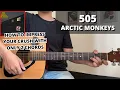 505 - Arctic Monkeys Guitar Tutorial No Capo Easy Chords For Beginner