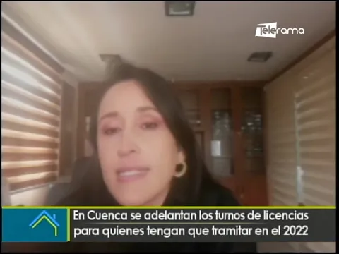 En Cuenca se adelantan los turnos de licencias para quienes tengan que tramitar en el 2022
