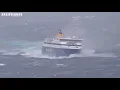 Download Lagu BLUE STAR PAROS - Passenger ship in #rough #sea  #roughweather