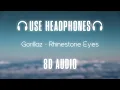 Download Lagu Gorillaz - Rhinestone Eyes | 8D AUDIO 🎧
