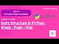 Day 9 - Data Structure in Python