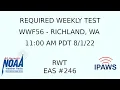 IPAWS Required Weekly Test - WWF56