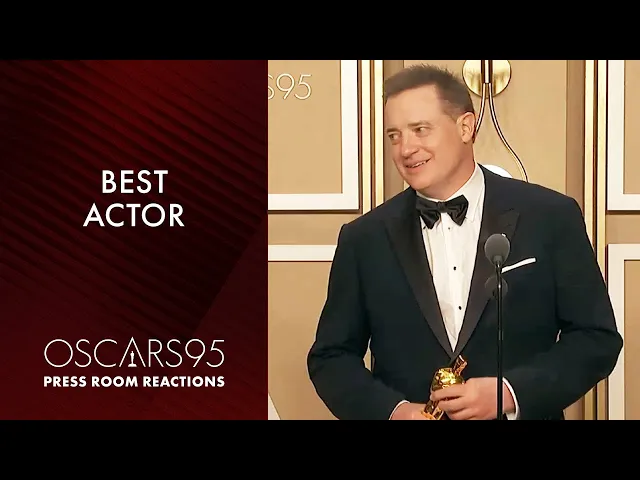 Best Actor Brendan Fraser | Oscars95 Press Room Speech