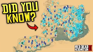 Red Dead Redemption 2 DID YOU KNOW - The Map that Shows EVERYTHING Important